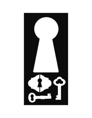 Stamperia Locks & Keys Thick Stencil 12x25cm