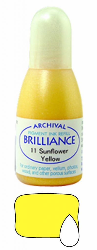 Pearlescent Yellow Brilliance Ink Pad