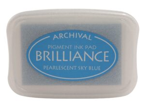 Pearlescent Sky Blue Brilliance Ink Pad