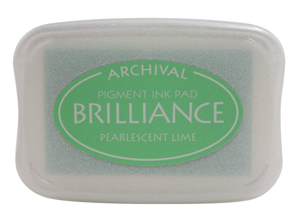 Pearlescent Lime Brilliance Ink Pad