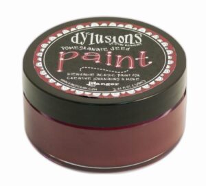 Pomegranate Seed Dylusions Paint