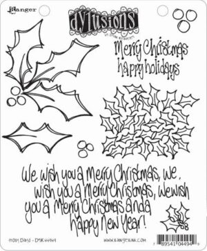 DYLUSION CLING STAMP - Holly Days