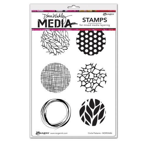 Circle Patterns Dina Wakley Media Stamp