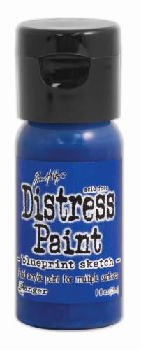 Blueprint Sketch Distress Paint