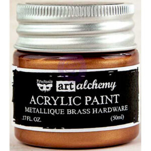 Metallique Brass Hardware Acrylic Paint