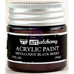 Metallique Black Berry Acrylic Paint