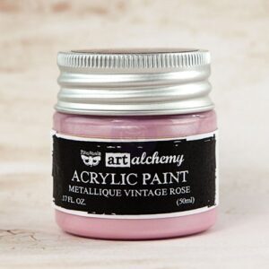 Metallique Vintage Rose Acrylic Paint