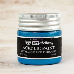 Metallique Rich Turquoise Acrylic Paint