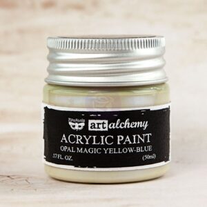 Opal Magic Yellow Blue Acrylic Paint