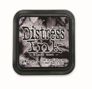 Black Soot 3x3 Distress Ink Pad
