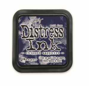 Chipped Sapphire 3x3 Distress Ink Pad